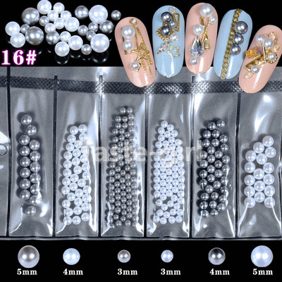 Novopridošli 60PCS 3D ukrasi od smole za nokte cvjetni ukrasi za nokte sa kamenčićima čarolije nakit kameni dodaci za nokte SZH