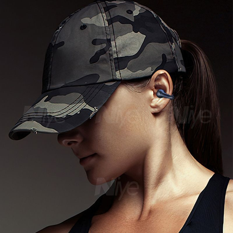 2022 Για Ambie Sound Earcuffs Bluetooth 5.3 TWS Earbuds Ασύρματα ακουστικά Ακουστικά HiFi Stereo Sports Αδιάβροχο μικρόφωνο ακουστικών