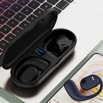 Niye ασύρματα ακουστικά Bluetooth TWS Earbuds Ear Hook 4D Stereo Mini HiFi Stereo για Αθλητικά Ακουστικά Τρέξιμο Οθόνη LED