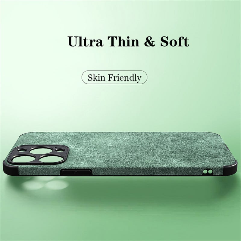 Husa din piele de miel mata rezistenta la socuri de lux pentru iPhone 14 13 12 11 Pro X XR XS Max 7 8 Plus Husa vintage din material moale