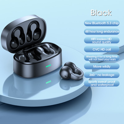 2023 Bluetooth 5.3 ασύρματα ακουστικά ίδια με Ambie Sound Earcuffs TWS Earbuds για αθλητικά ακουστικά HiFi Stereo Earhook Mic