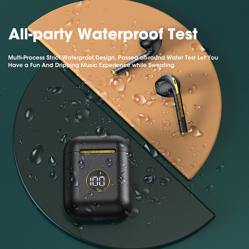 Ασύρματα ακουστικά Bluetooth TWS Earbuds Αδιάβροχα IPX5 HIFI-Sound Music Headphones για iPhone Αθλητικά ακουστικά Samsung Xiaomi