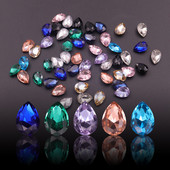 25 buc. Pietre de cristal pentru unghii, strass 3D, picături de apă, pietre AB, manichiură, decorare pentru unghii, farmece, bijuterii, accesorii