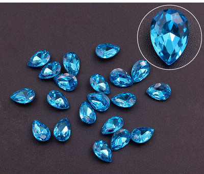 25 buc. Pietre de cristal pentru unghii, strass 3D, picături de apă, pietre AB, manichiură, decorare pentru unghii, farmece, bijuterii, accesorii