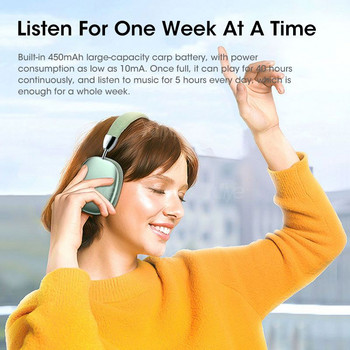 Ακουστικά Bluetooth 5.1 Max Wireless Headset 4D Stereo HiFi Έξυπνη ακύρωση θορύβου 3,5 mm Ενσύρματα ακουστικά Αθλητικό μικρόφωνο ακουστικών