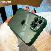 Luksuzna prozirna metalna zaštitna maska za leće za iPhone 14 13 12 Mini 11 Pro XS Max XR X 8Plus silikonska maska otporna na udarce