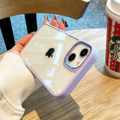 Luksuzna prozirna metalna zaštitna maska za leće za iPhone 14 13 12 Mini 11 Pro XS Max XR X 8Plus silikonska maska otporna na udarce