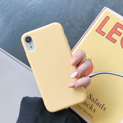 Θήκη τηλεφώνου σιλικόνης πολυτελείας για iPhone 11 13 12 Pro Max mini Soft Candy Cover για iPhone iPhone XR XS X 6 6S 7 8 Plus Θήκες