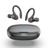 Αθλητικά ακουστικά Bluetooth με Mic Hifi Stereo Sport Αδιάβροχα ακουστικά Ear Hook Hands-free ασύρματα αθλητικά ακουστικά