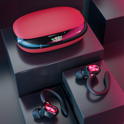 Αθλητικά ακουστικά Bluetooth με Mic Hifi Stereo Sport Αδιάβροχα ακουστικά Ear Hook Hands-free ασύρματα αθλητικά ακουστικά