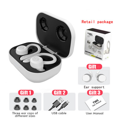 Bluetooth bežične sportske slušalice Hifi Stereo Glazba Sportske slušalice Ipx6 Vodootporne slušalice Smanjenje buke Bežične slušalice