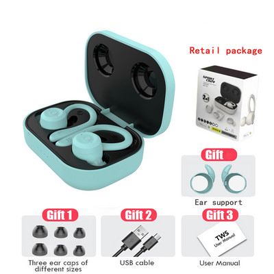 Bluetooth bežične sportske slušalice Hifi Stereo Glazba Sportske slušalice Ipx6 Vodootporne slušalice Smanjenje buke Bežične slušalice