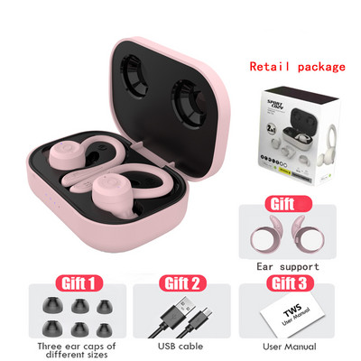 Bluetooth bežične sportske slušalice Hifi Stereo Glazba Sportske slušalice Ipx6 Vodootporne slušalice Smanjenje buke Bežične slušalice