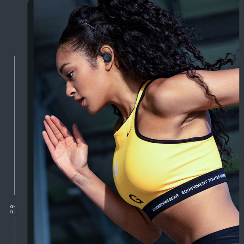 Căști fără fir Bluetooth sport cu microfon Cârlige pentru urechi sport rezistente la apă Căști fără fir cu muzică stereo Hifi pentru telefon