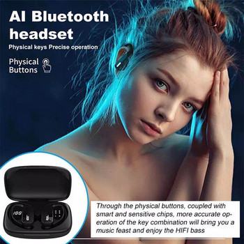 Αθλητικά ασύρματα ακουστικά Bluetooth με ακουστικά μικροφώνου IPX5 Αδιάβροχο άγκιστρο αυτιού αθλητικά ακουστικά HiFi Stereo Music ακουστικά