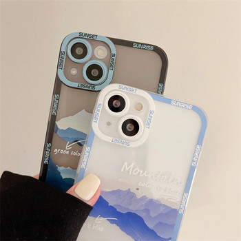 Για iPhone 13 Pro Max Θήκη Cloud Scenery Phone Case Για iPhone 12 11 Pro Max X XR XS Max 7 8 Plus Προστασία φακού Κάλυμμα σιλικόνης