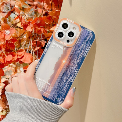 iPhone 13 Pro Max Case jaoks Cloud Scenery telefoniümbris iPhone 12 11 Pro Max X XR XS Max 7 8 Plus objektiivi kaitse silikoonkate jaoks
