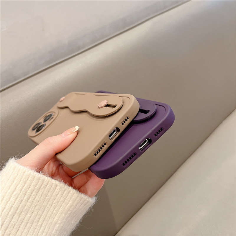INS modna ljubičasta telefonska torbica za narukvicu za iPhone 14 13 11 12Pro Max XS Max X XR Plus Zaštita kamere od tekućeg silikona
