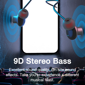 GYM530 5.0 ασύρματα ακουστικά Bluetooth Αθλητικά αδιάβροχα ακουστικά στον λαιμό Στερεοφωνικά ακουστικά αντοχής 80 ωρών