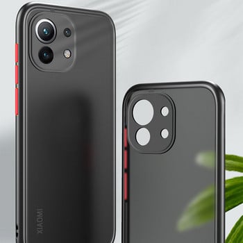 Удароустойчив матов калъф за Xiaomi Mi 11 Lite 5G NE 9s 9T 10s Poco X3 12T Redmi Note 10 9 8 12 11T Pro Защита на обектива Прозрачен капак