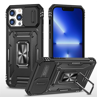 Carcasa cu suport pentru inel magnetic Armor rezistent la socuri pentru iPhone 13 12 11 14 Pro Max X XR XS Max 12 13 Mini 7 8 Plus 11Pro Copertă din spate