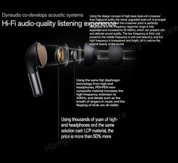 Oneplus Buds Pro 2 TWS Bluetooth слушалка HiFi Audio Co-Created 48dB Active Noise Canceling Bluetooth 5.3 за Oneplus 11