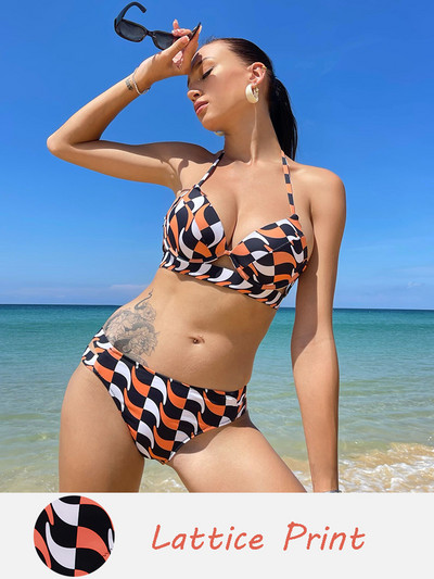 Andzhelika Solid Push Up bikini női kötszeres bikini szettek fürdőruha szexi kötőfék, kétrészes strandruha 2022 fürdőruha fürdőruha