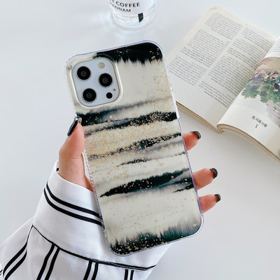 Θήκες τηλεφώνου Tobebest Sands Marble Bracelet για iphone 13 12 Pro Max 11 pro X XS Max XR 7 8 Plus Αλυσίδα λουράκι καρπού Μαλακό κέλυφος