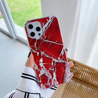 Θήκες τηλεφώνου Tobebest Sands Marble Bracelet για iphone 13 12 Pro Max 11 pro X XS Max XR 7 8 Plus Αλυσίδα λουράκι καρπού Μαλακό κέλυφος