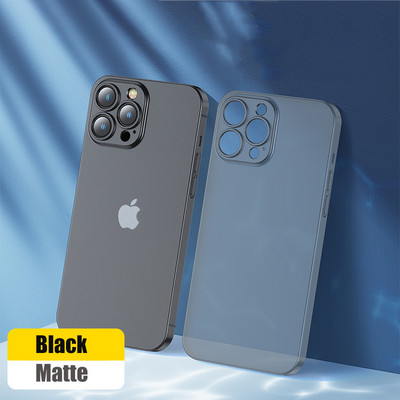Üliõhuke pehme ümbris iPhone 14 13 12 Mini 11 Pro Max X XR XS SE2 7 8 6s Plus Matte õhuke läbipaistev põrutuskindel kaitseraua kate
