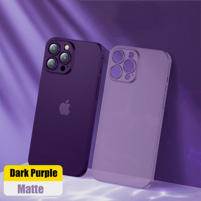 Üliõhuke pehme ümbris iPhone 14 13 12 Mini 11 Pro Max X XR XS SE2 7 8 6s Plus Matte õhuke läbipaistev põrutuskindel kaitseraua kate