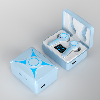 M37 TWS Безжични слушалки Bluetooth-5.2 Стерео Спортни слушалки IPX6 Водоустойчиви слушалки Слушалки Кутия за зареждане с микрофон