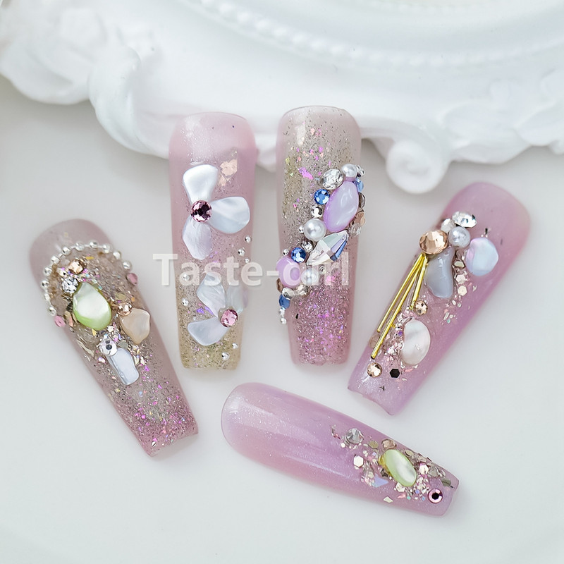 1 cutie Unghii perlate lucioase, piatră de coajă de abalone, pentru decorațiuni de artă a unghiilor, sclipici, manichiură, farmece, accesorii, fulgi