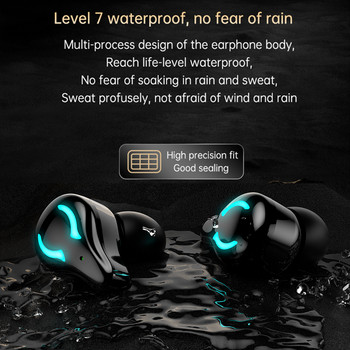 X1 TWS Безжични слушалки Bluetooth слушалки Сензорно управление Намаляване на шума Стерео водоустойчиви слушалки Слушалки с микрофон