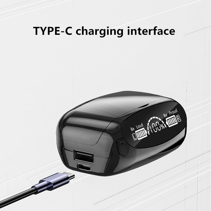 M32B TWS vezeték nélküli fejhallgató fülhallgató Bluetooth érintésvezérlés zajcsökkentés sztereó vízálló fülhallgató mikrofonos fejhallgató