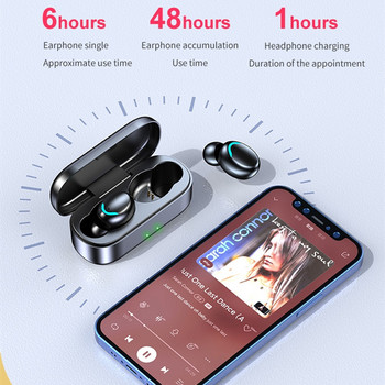 S9 TWS ασύρματα ακουστικά HiFI Stereo Sound Touch Headphone 5.1 Αδιάβροχα ακουστικά συμβατά με Bluetooth Ακουστικά με μικρόφωνο