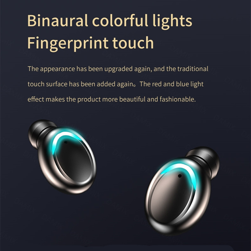 S9 TWS ασύρματα ακουστικά HiFI Stereo Sound Touch Headphone 5.1 Αδιάβροχα ακουστικά συμβατά με Bluetooth Ακουστικά με μικρόφωνο