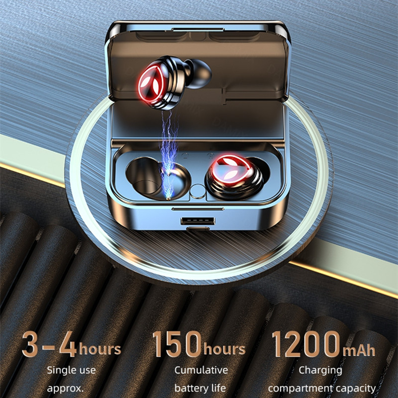 Bezdrôtové slúchadlá M31B TWS Bluetooth 5.2 HiFi zvukové slúchadlá Športové vodotesné slúchadlá do uší Nabíjacia skrinka s mikrofónom