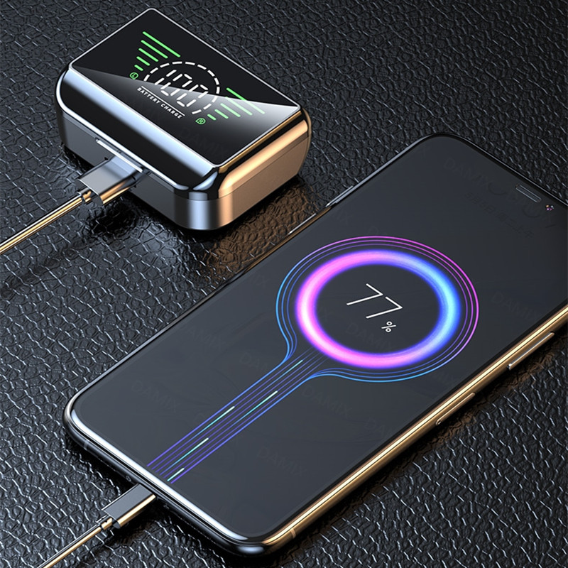 Bezdrôtové slúchadlá M31B TWS Bluetooth 5.2 HiFi zvukové slúchadlá Športové vodotesné slúchadlá do uší Nabíjacia skrinka s mikrofónom