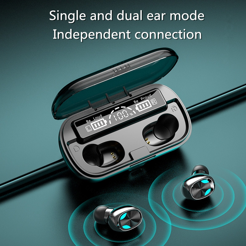 X8 TWS Bezdrôtové Bluetooth slúchadlá Stereo Dotykové ovládanie Redukcia hluku Vodeodolné slúchadlá do uší s mikrofónom