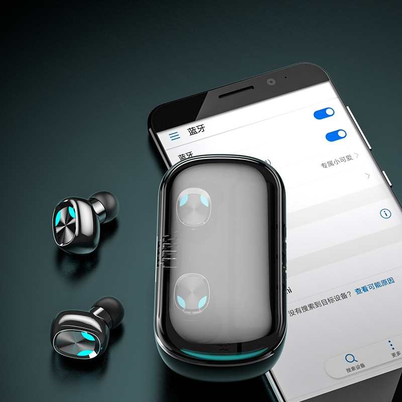 X8 TWS Bezdrôtové Bluetooth slúchadlá Stereo Dotykové ovládanie Redukcia hluku Vodeodolné slúchadlá do uší s mikrofónom