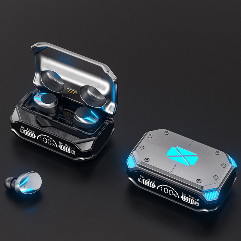 M41 TWS Bezvadu Austiņas Bluetooth Austiņas Touch Control Trokšņu samazināšana Stereoaustiņas Ūdensizturīgas Austiņas Ar Mikrofonu