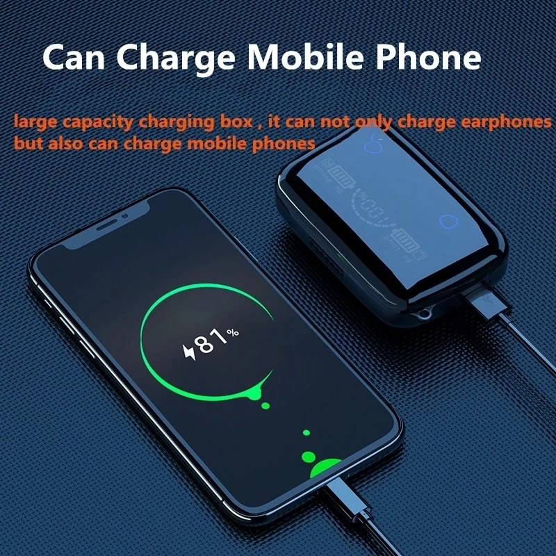 M19 TWS Bežične slušalice Bluetooth slušalice Touch Stereo Control Redukcija buke Vodootporne slušalice Slušalice s mikrofonom