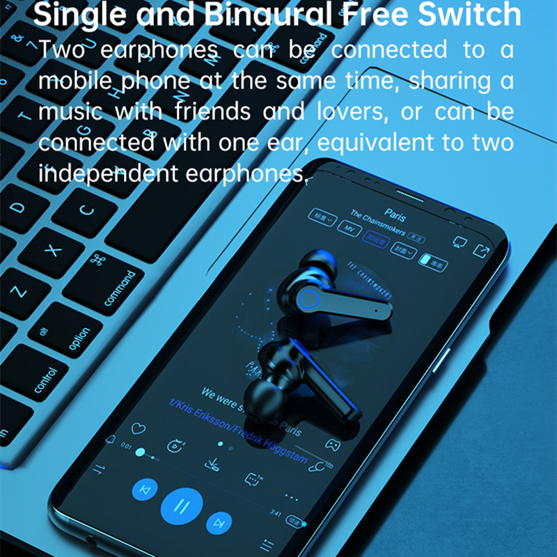 M19 TWS Bežične slušalice Bluetooth slušalice Touch Stereo Control Redukcija buke Vodootporne slušalice Slušalice s mikrofonom