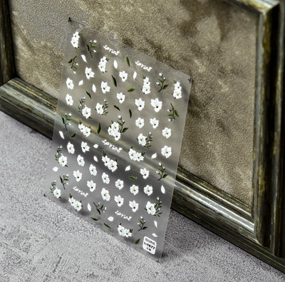 5d rózsavirág körömdíszítő matricák puha dombornyomott domborművek virágos öntapadó 3D körömdíszek matricák tervezői kellékek eszközök