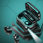 M30pro TWS vezeték nélküli fejhallgató sztereó Bluetooth-5.2 sport fülhallgató IPX6 vízálló fülhallgató fejhallgató töltődoboz mikrofonnal