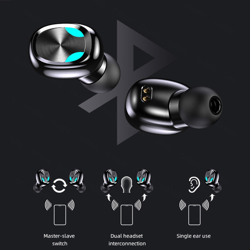 S10 TWS Bežične slušalice In-ear Stereo slušalice Bluetooth-5.1 Sportske vodootporne slušalice s mikrofonom Kutija za punjenje