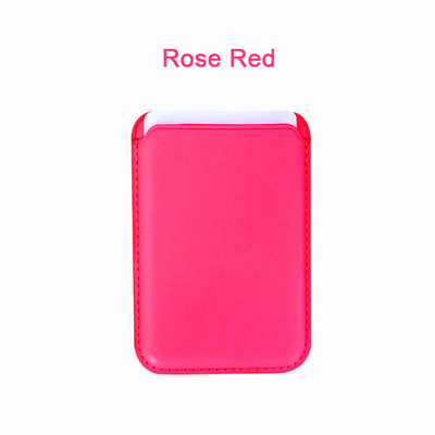 Jaunināt magnētiskā ādas maka atbalstu MagSafe iPhone 12 Pro Max korpusa kartes turētāja vāciņam iPhone 13 12 Mini kartes slotā