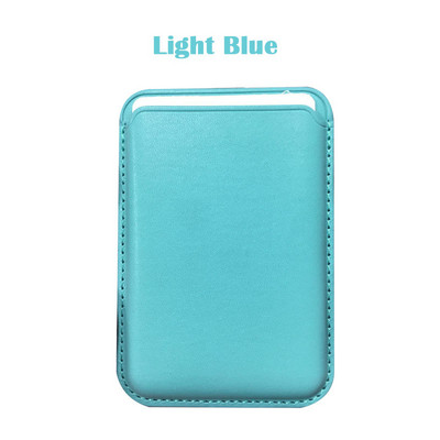 Jaunināt magnētiskā ādas maka atbalstu MagSafe iPhone 12 Pro Max korpusa kartes turētāja vāciņam iPhone 13 12 Mini kartes slotā
