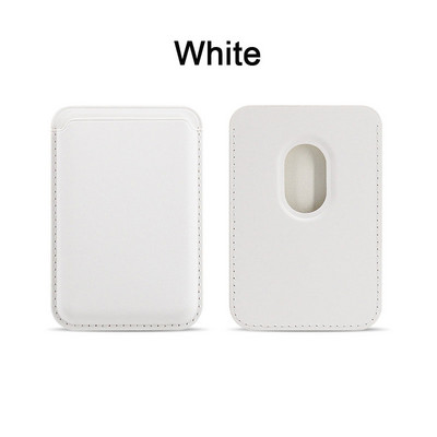 Jaunināt magnētiskā ādas maka atbalstu MagSafe iPhone 12 Pro Max korpusa kartes turētāja vāciņam iPhone 13 12 Mini kartes slotā